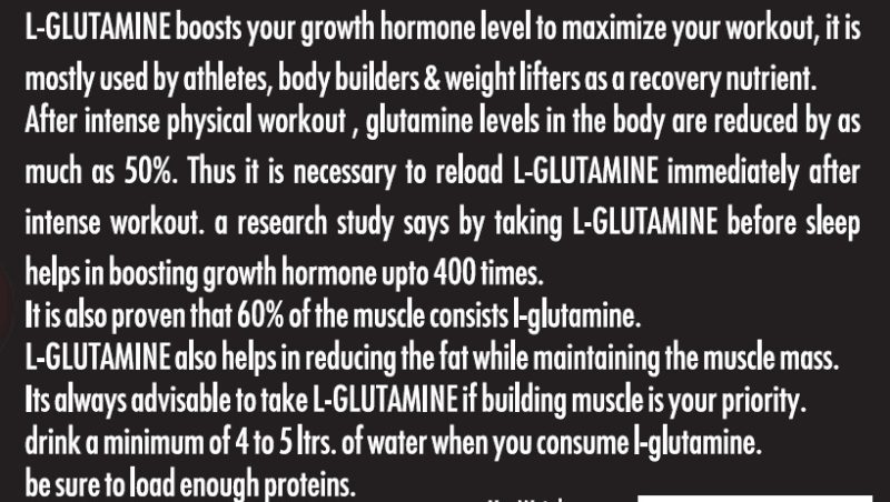 Anabolic Nutrition L- Glutamine 300 Grams - Image 5